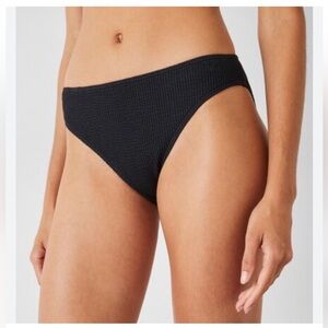J Crew Swim 3X Bikini Bottom Black